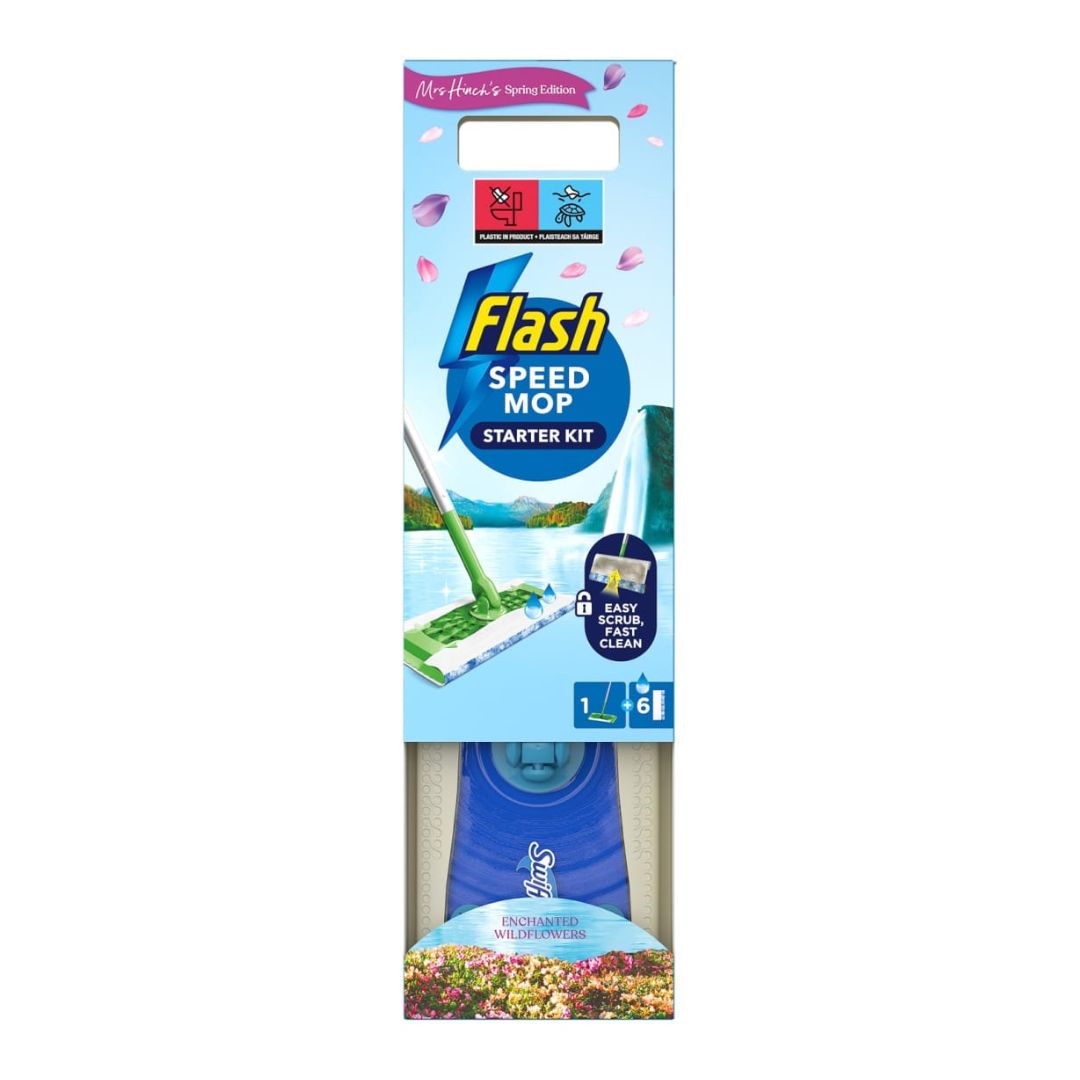 Flash Speedmop Starter Kit - Mrs Hinch Enchanted Wildflowers