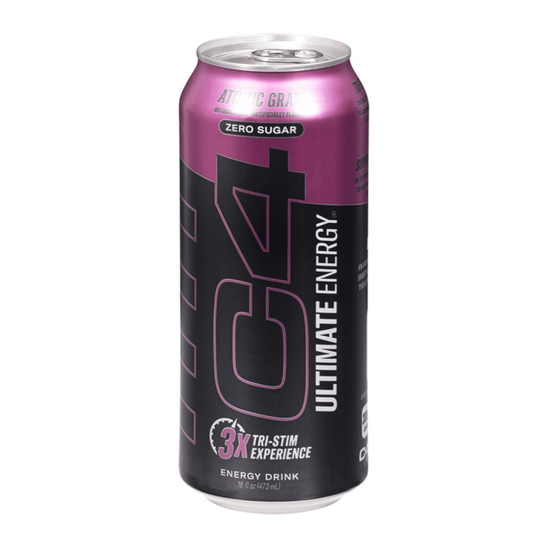 C4 atomic grape zero sugar (USA) - 473ml