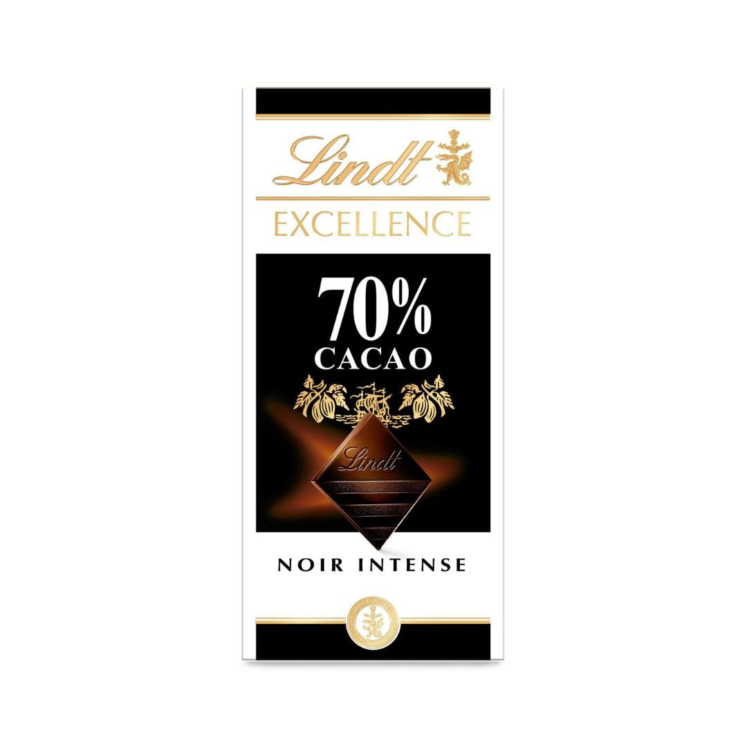 Lindt excellence intense dark 70% cacao - 100g
