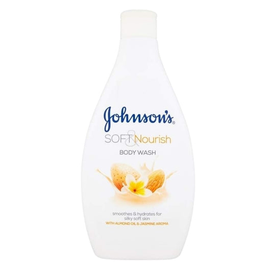 Johnsons Soft & Nourish Almond Body Wash - 400ml