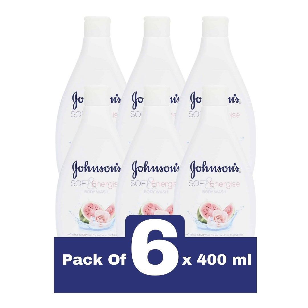 Johnsons Soft & Nourish Watermelon Body Wash - 400ml