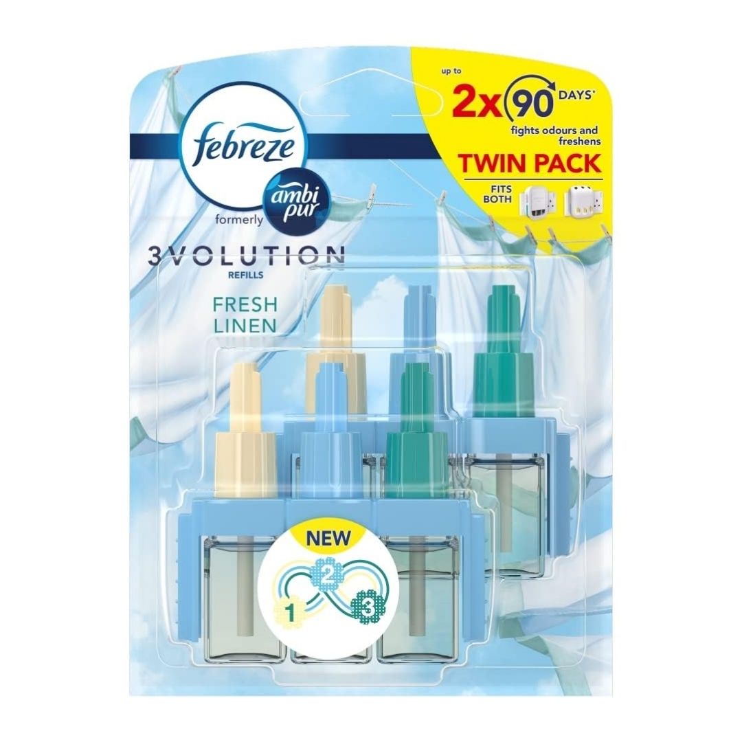 Febreze 3Volution Refill Twin Fresh Linen 2x20ml