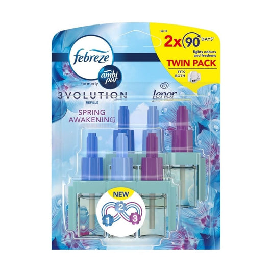 Febreze 3volution refills spring awakening twin pack +Lenor - 2x20ml