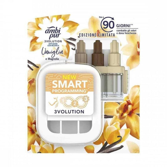 Febreze 3Volution Starter Kit Vanilla and Magnolia - plug + 1 refill