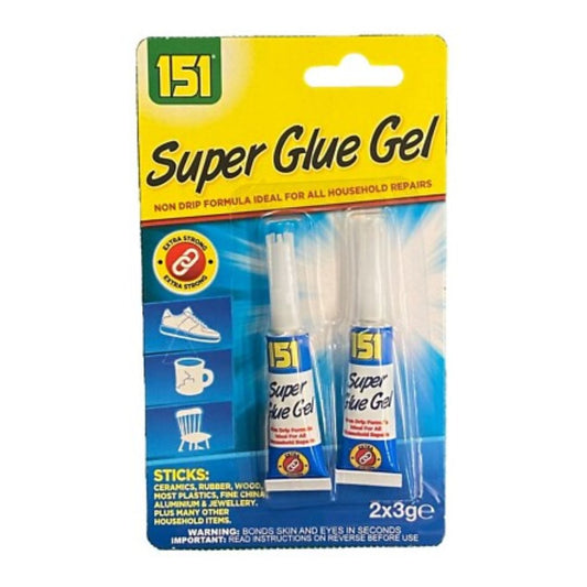 151 GLUE SUPER GLUE 3G 2PK