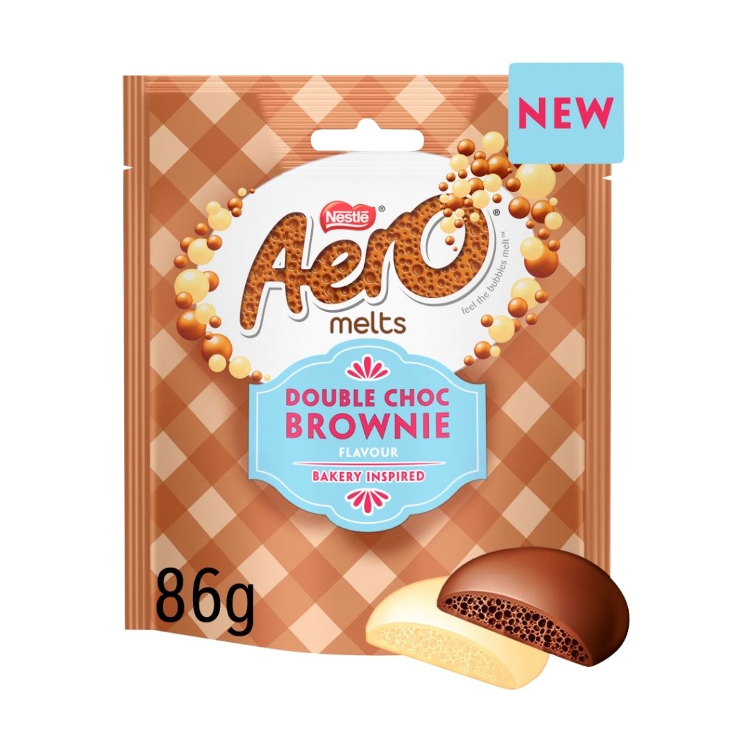 Nestle Aero Melts Double Choc Brownie - 86g