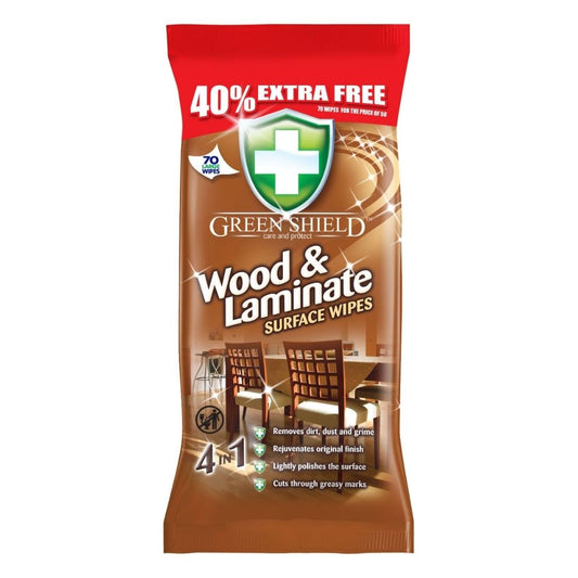 GREENSHIELD WOOD&LAMINATE SURFACE WIPE