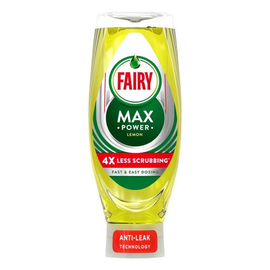Fairy Washing Up Liquid Max Power Lemon - 640ml