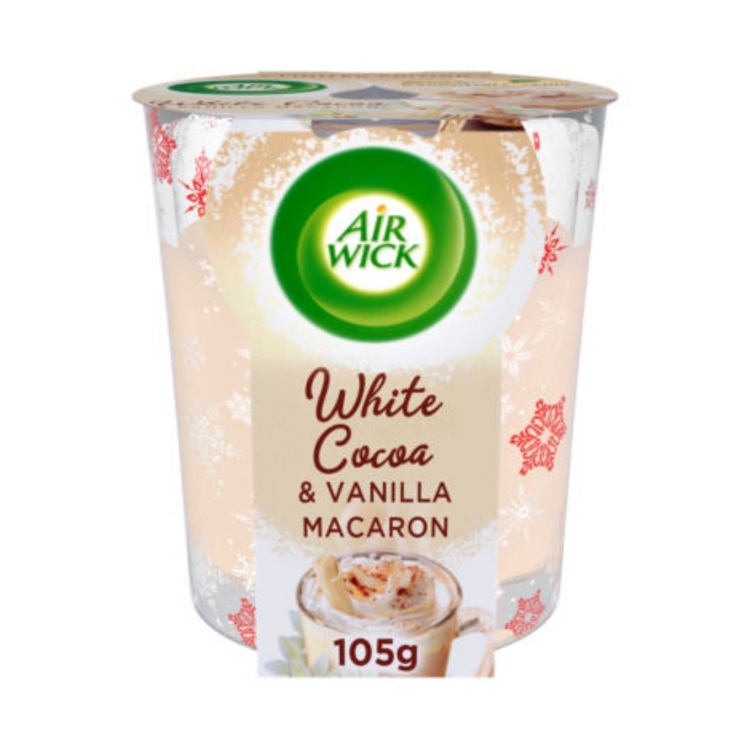 Air Wick White Cocoa & Vanilla Candle - 105g