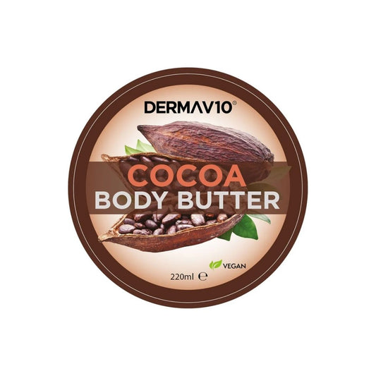 DERMA V10 BODY BUTTER COCOA BUTTER - 220ml