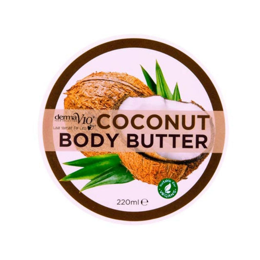 DERMA V10 BODY BUTTER COCONUT  - 220ml