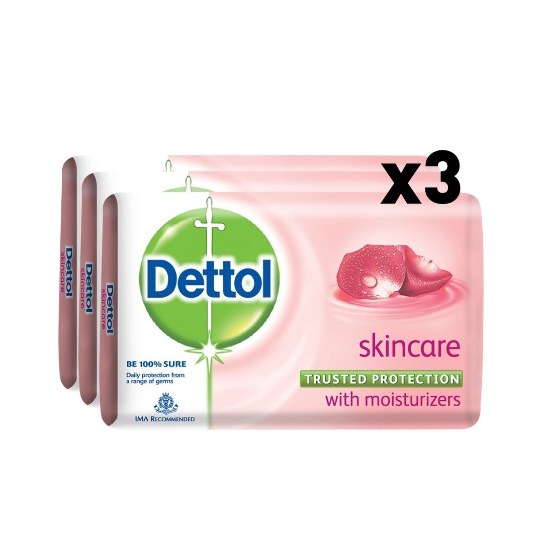 DETTOL SOAP SKIN - 3x60g