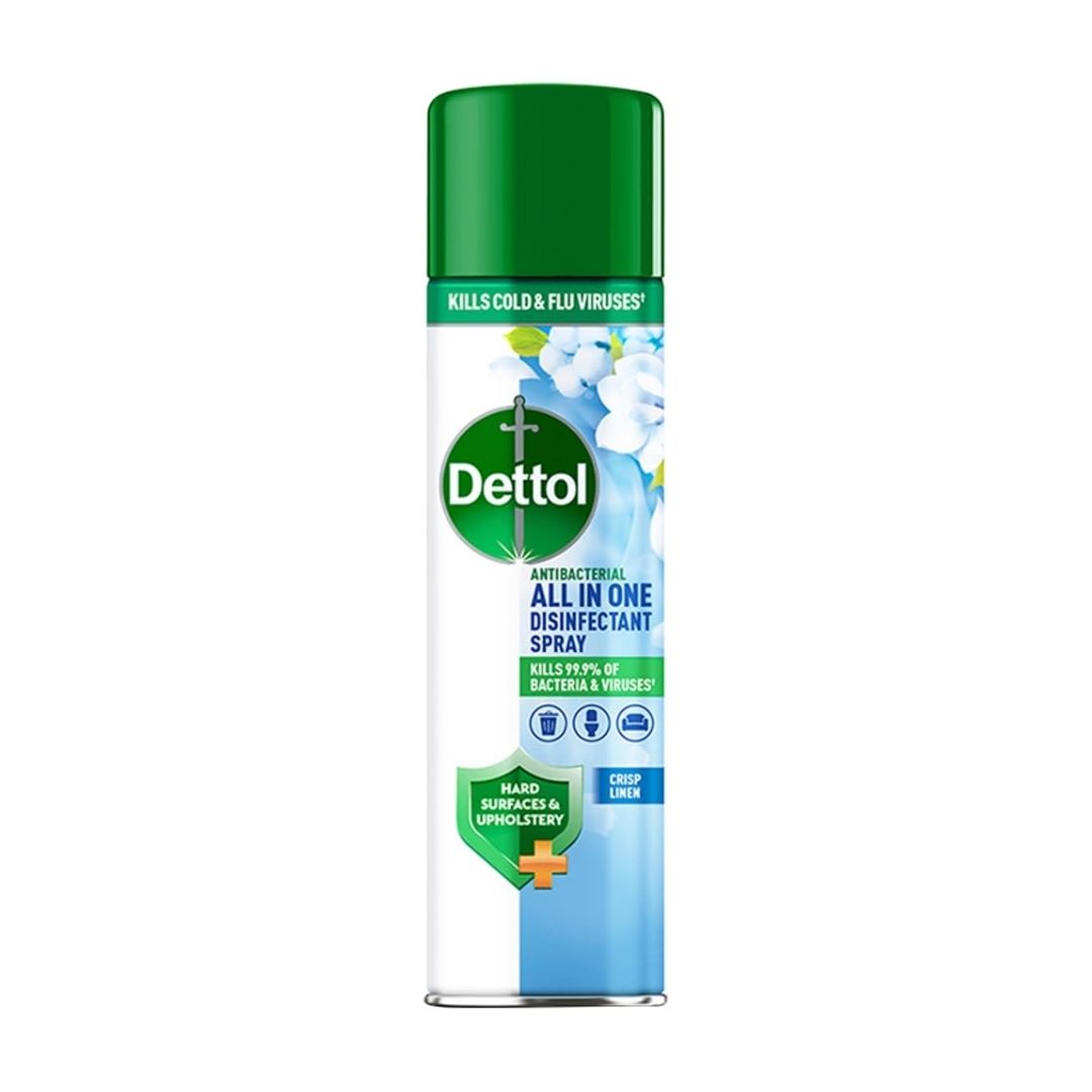 Dettol All In One Disinfectant Spray - Anti bacterial  Crisp Linen - 300ml
