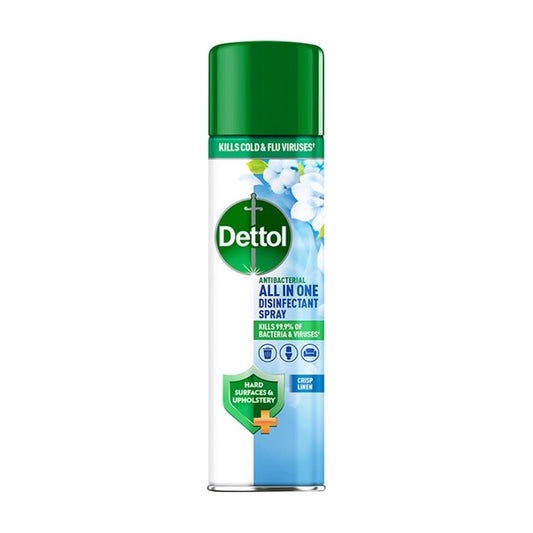 Dettol All In One Disinfectant Spray - Anti bacterial  Crisp Linen - 300ml