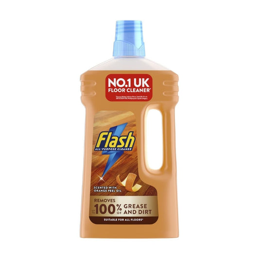 Flash All Purpose Liquid  Wood Orange - 1L