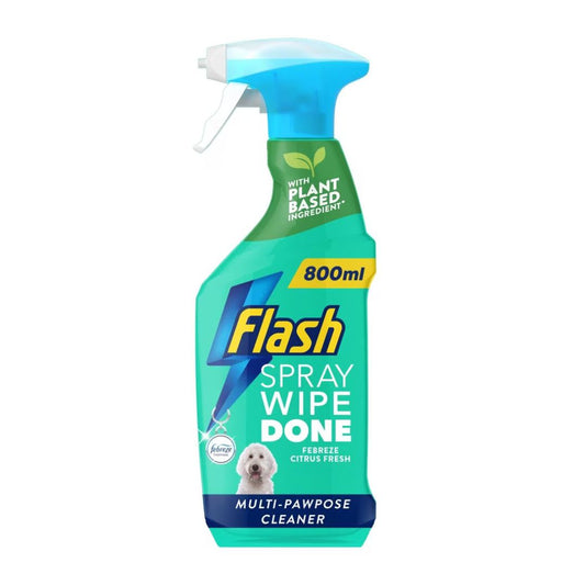 Flash Spray Wipe Done Spray - Pet Odor - Citrus - 800ml