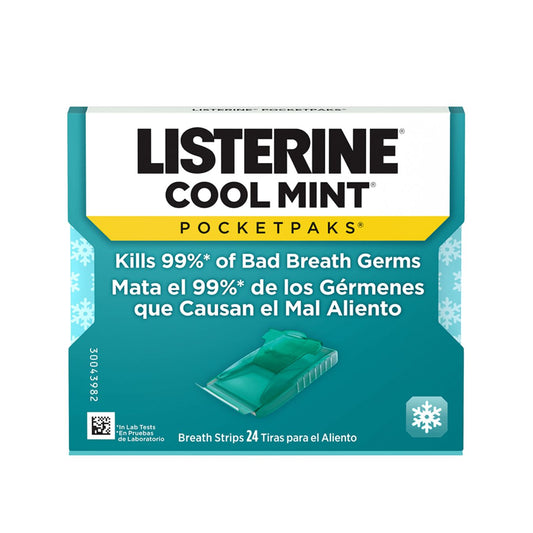 Listerine Cool Mint Pocket Packs - 24 Strips