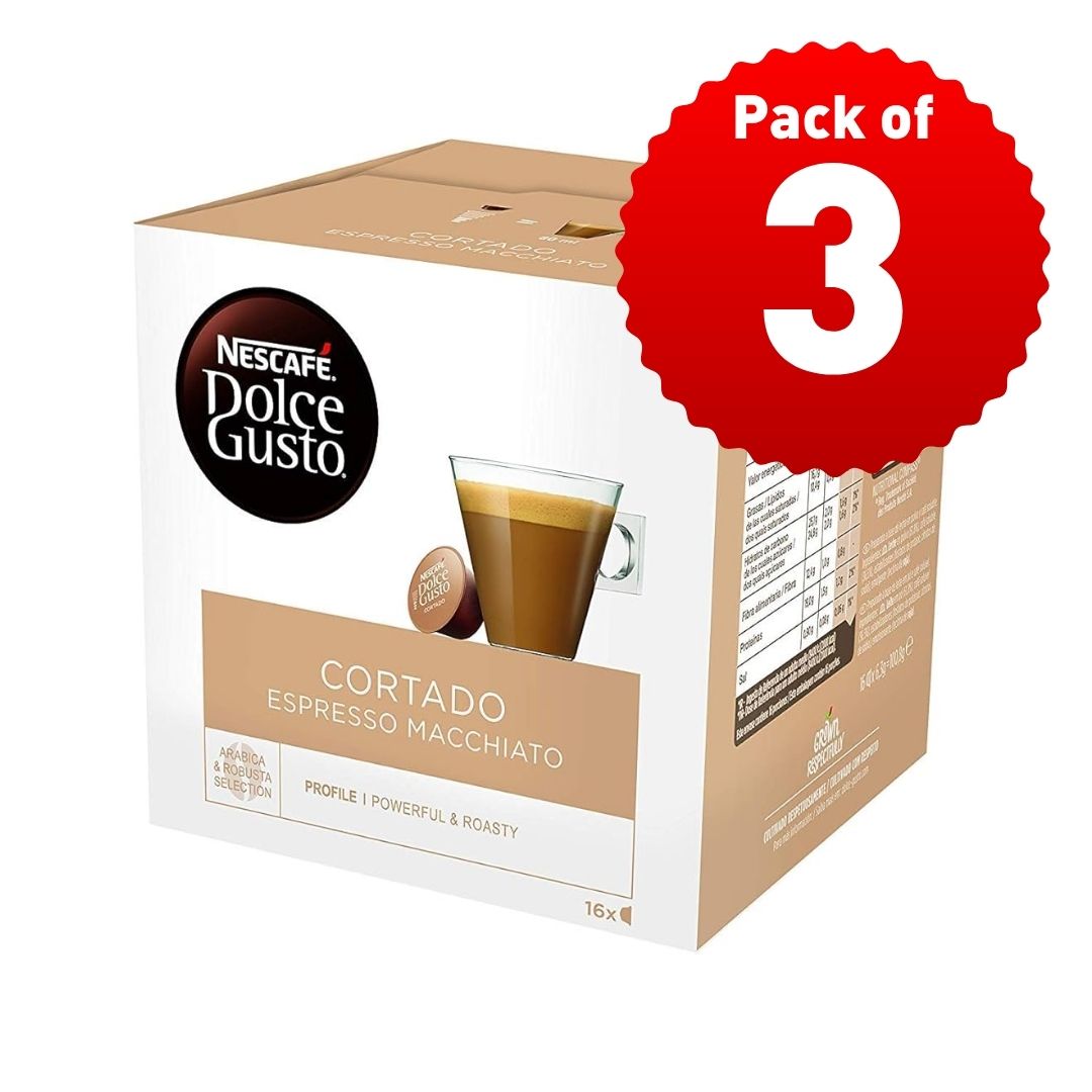 Dolce Gusto Cortado Espresso Macchiato - 16 Pods