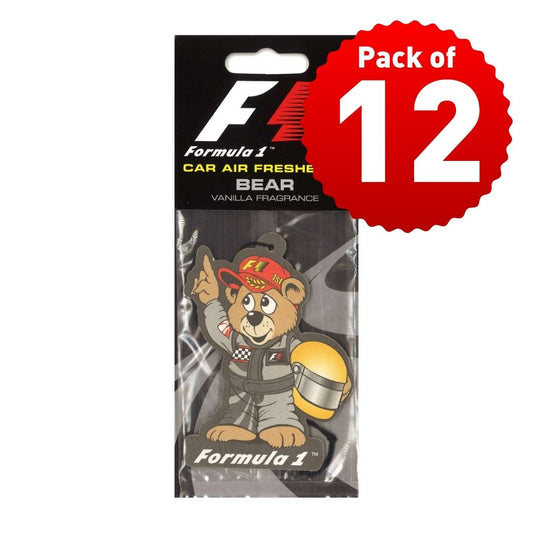 FORMULA 1 CAR AIR FRESHENER BEAR VANILLA