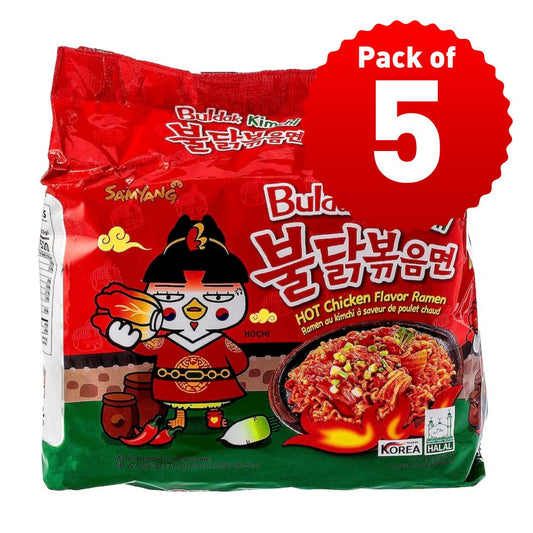 Buldak Kimchi Korean Noodles - Hot Chicken  - 140g