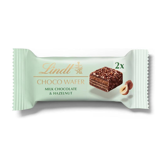 Lindt choco wafer milk chocolate hazelnut - 30g