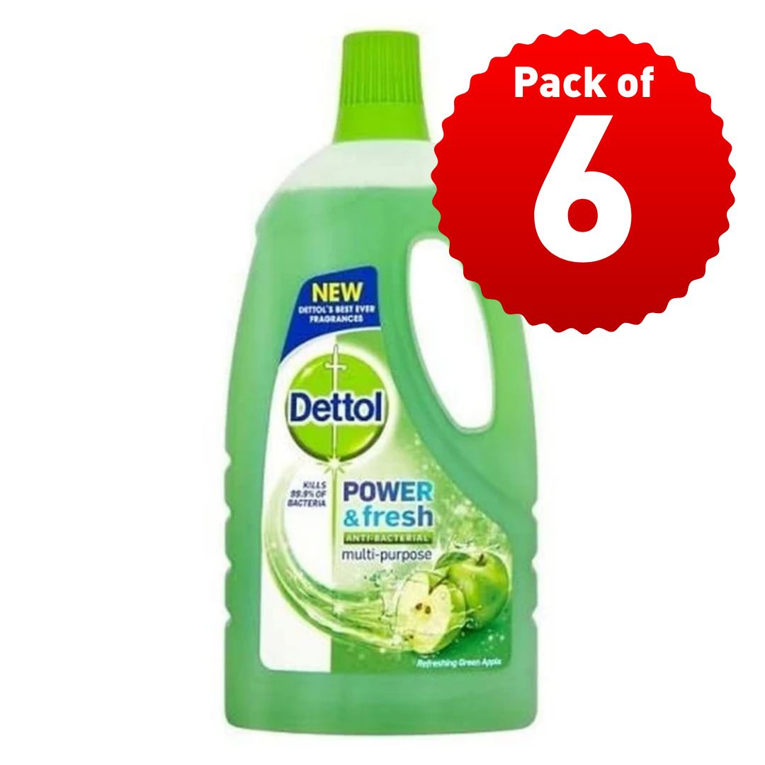 Dettol Floor Cleaner  Clean & Fresh Green Apple - 1L