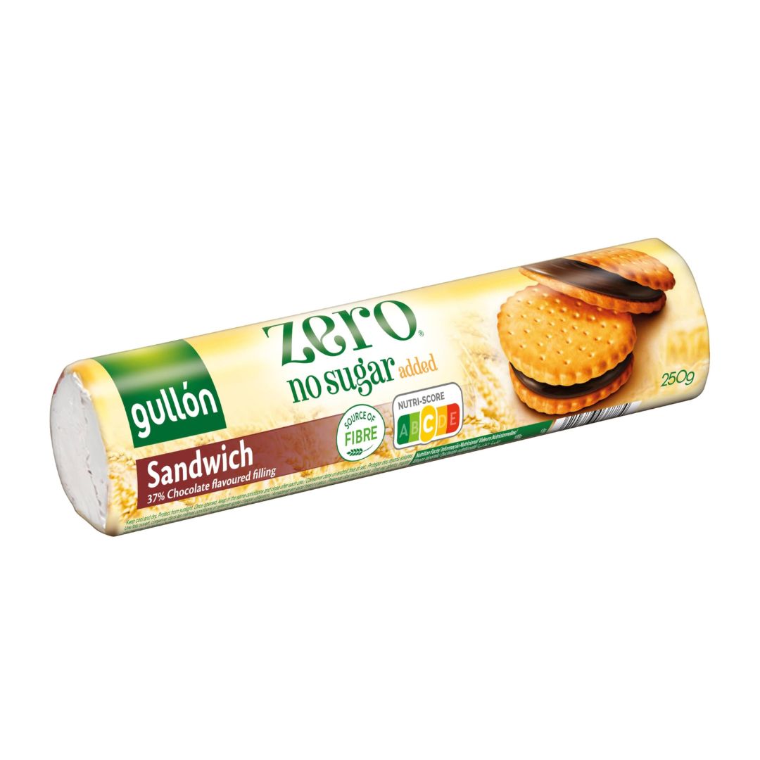 Gullon no sugar sandwich chocolate flavored - 250g