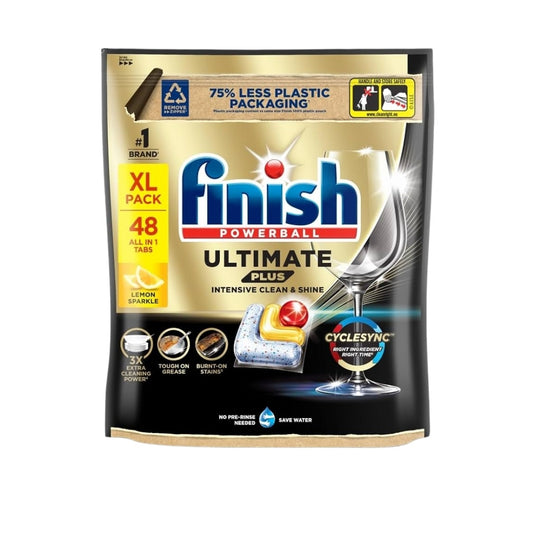 Finish Ultimate Plus Dishwasher Tablets Lemon - 48 Tabs