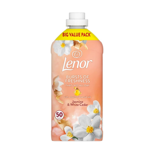 Lenor Fabric Conditioner Jasmine and White Cedar 50 Wash