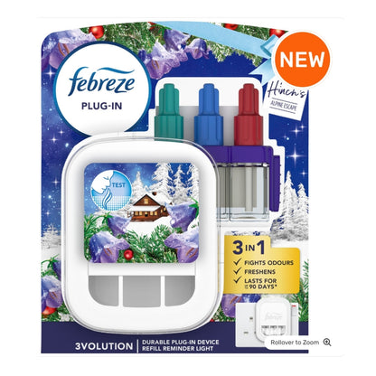 Febreze 3volution Starter Kit Alpine Escape - 20ml + UK plug
