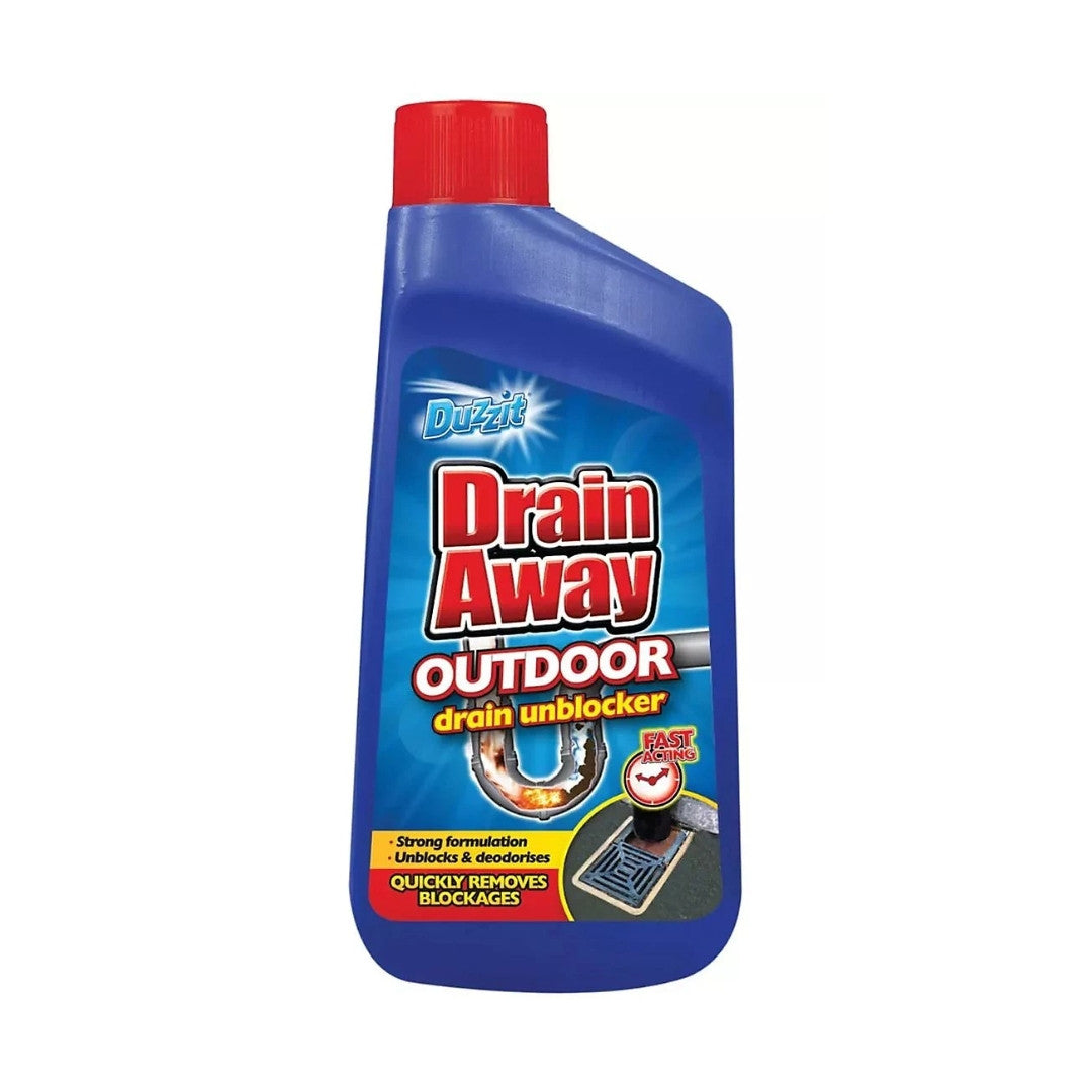 Duzzit - drain away outdoor drain unblocker - 500ml