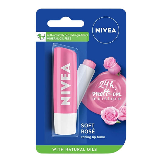 Nivea Lip Care Soft Rose - 4.8g