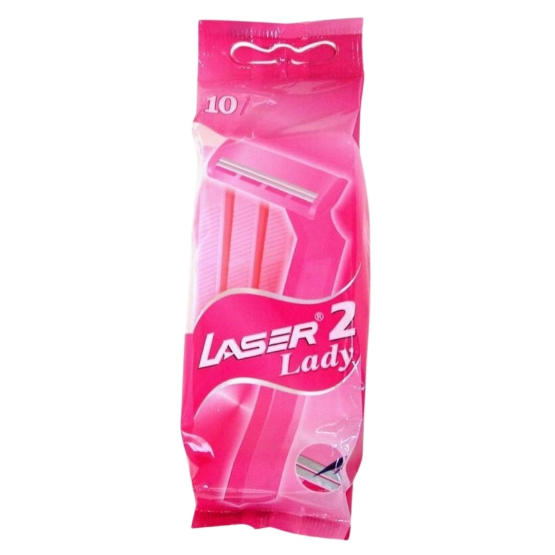 Laser 2 Women Disposable Razore - 20 Pieces