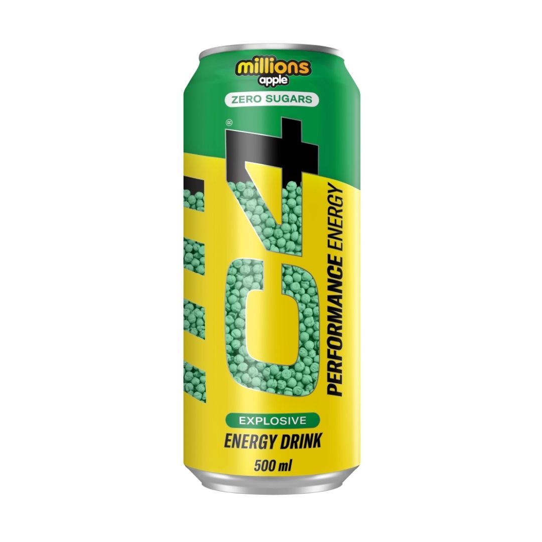 C4 millions apple zero sugar - 500ML