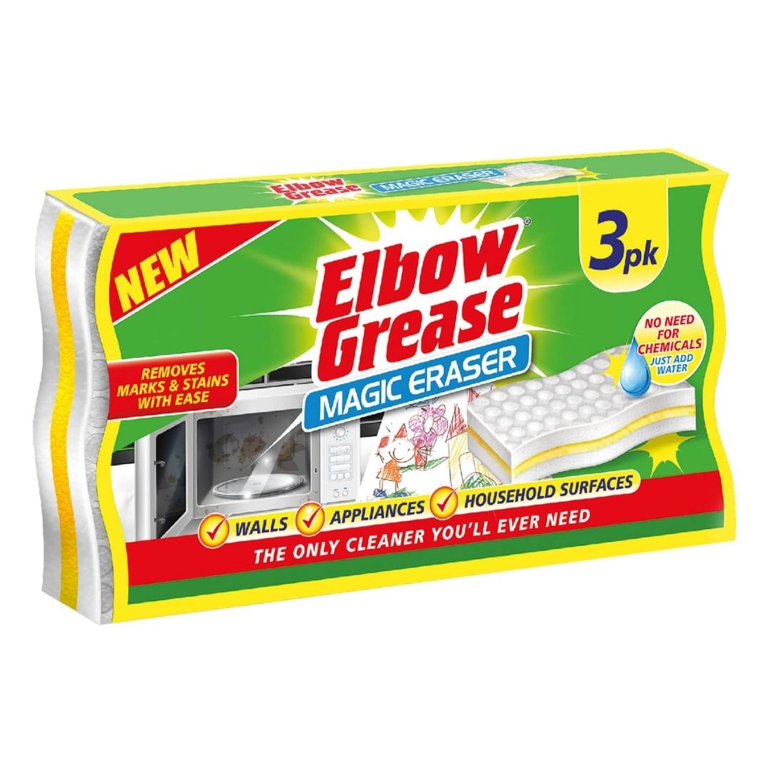 ELBOW GREASE SPONGE  MAGIC ERASER 3 PACK