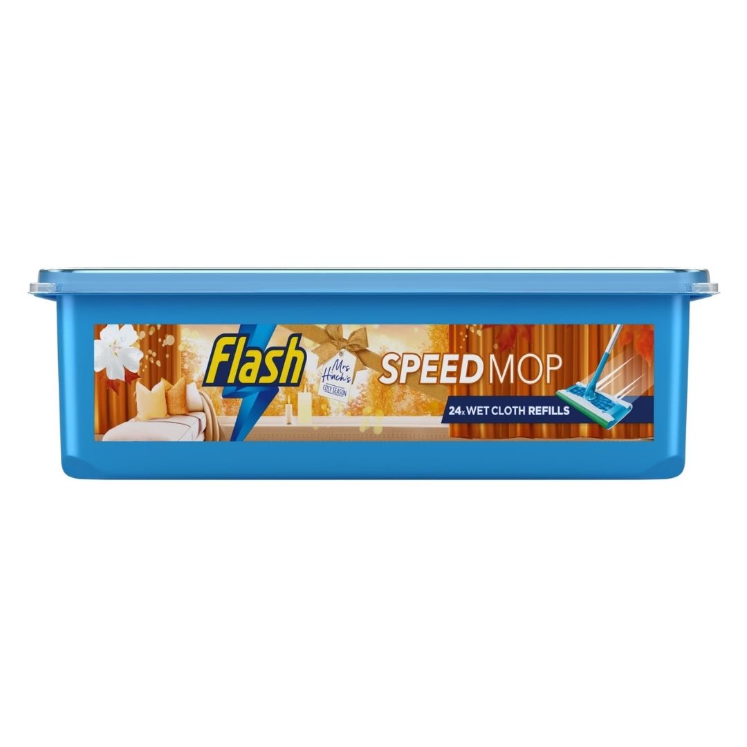 Flash Speedmop Refill Wet Pads Cosy Season - 24ct