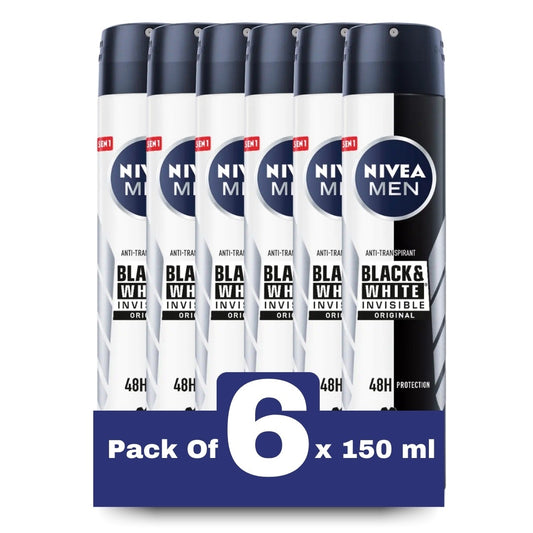 Nivea Black & White Spray - Men - 150ml
