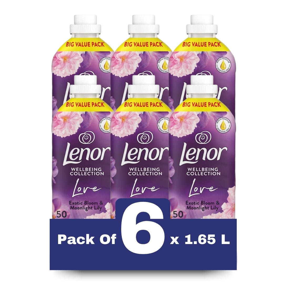 Lenor Fabric Conditioner - Exotic Bloom & Moonlight Lily - 1.65L