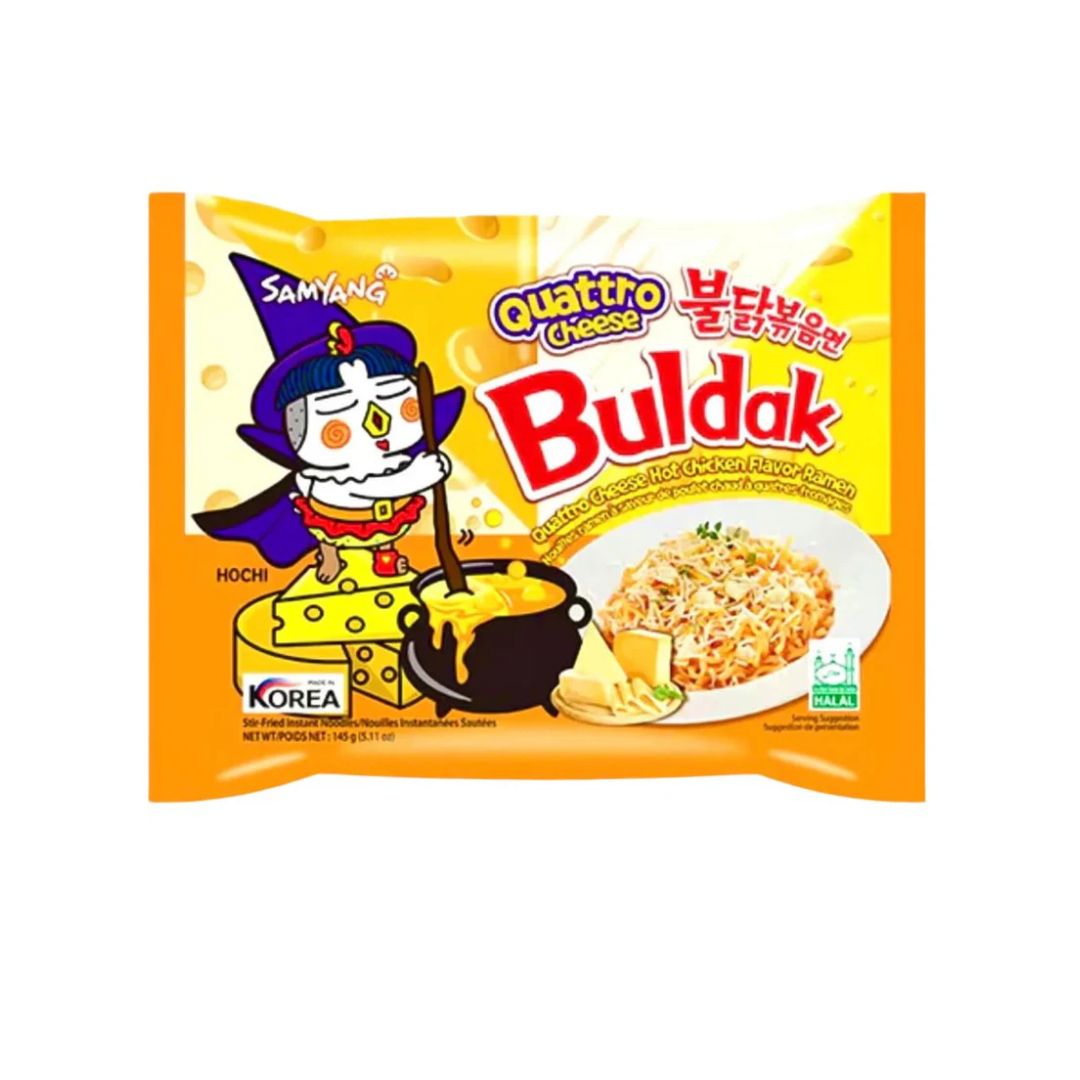 Samyang buldak quatro cheese hot chicken flavor ramen - 145g