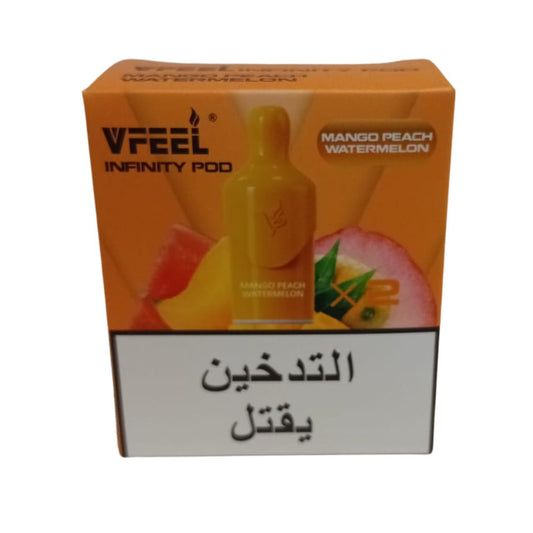 Vfeel Infinity POD - Mango Peach Watermelon - 3000 Puff x 2