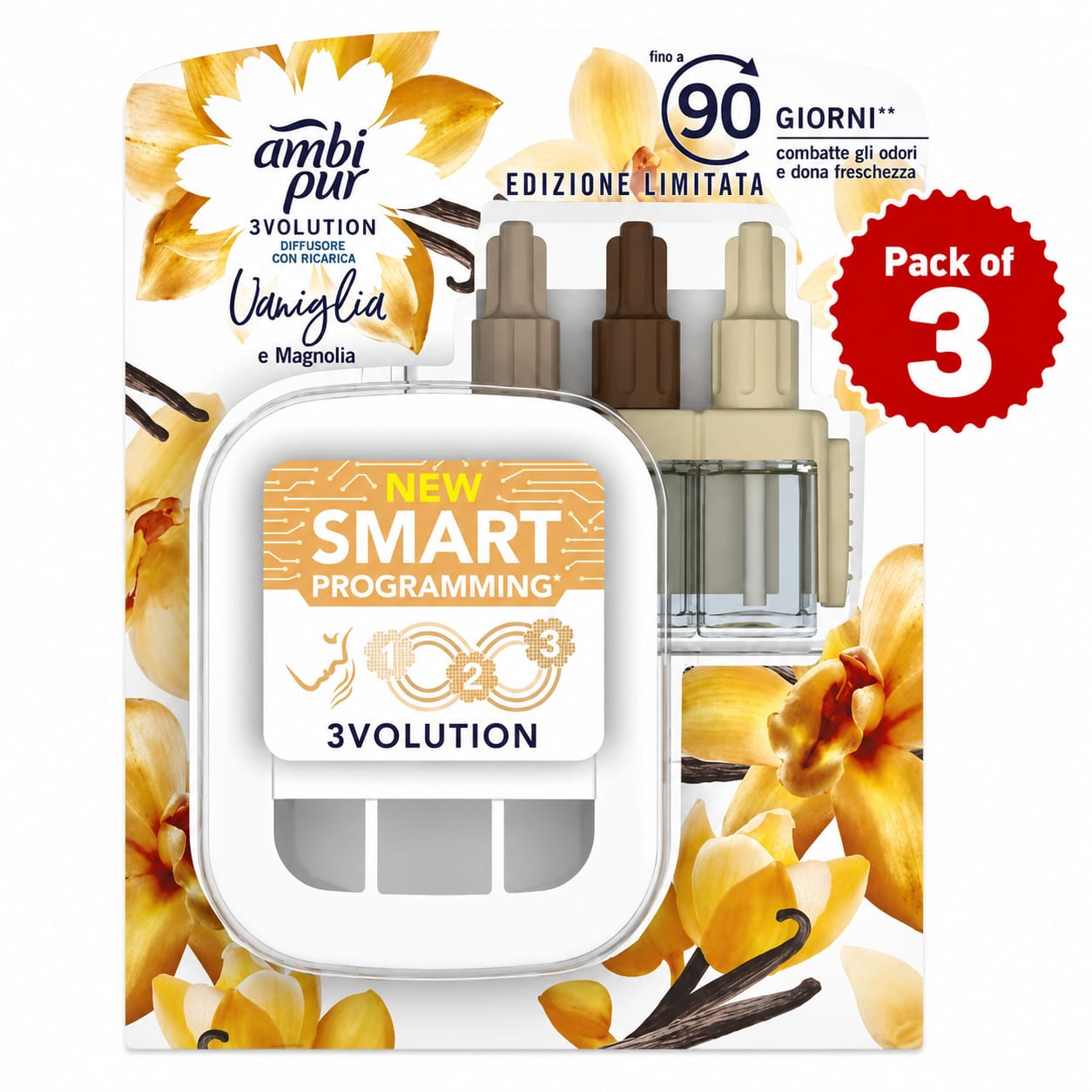 Febreze 3Volution  UK plug  Starter Kit vanilla cookie - 20ml + Plug