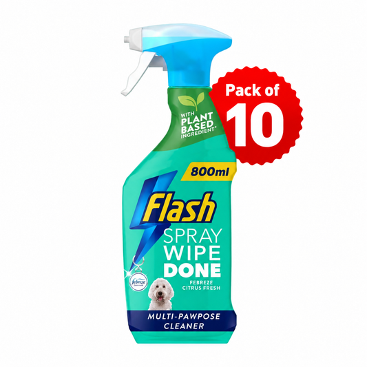 Flash Spray Wipe Done Spray - Pet Odor - Citrus - 800ml