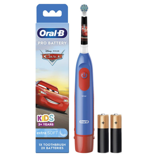 ORAL-B extra soft toothbrush-cars edition