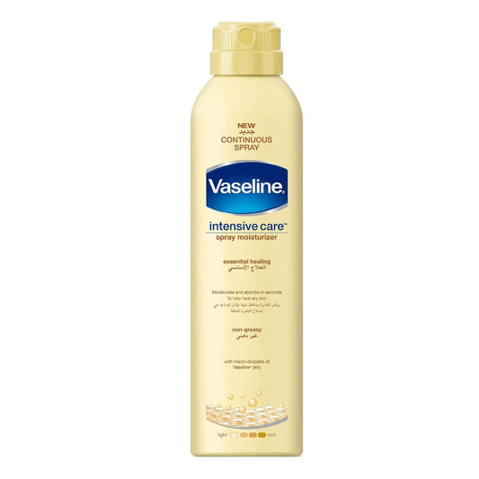 Vaseline spray moisturizer essential healing - 190ml