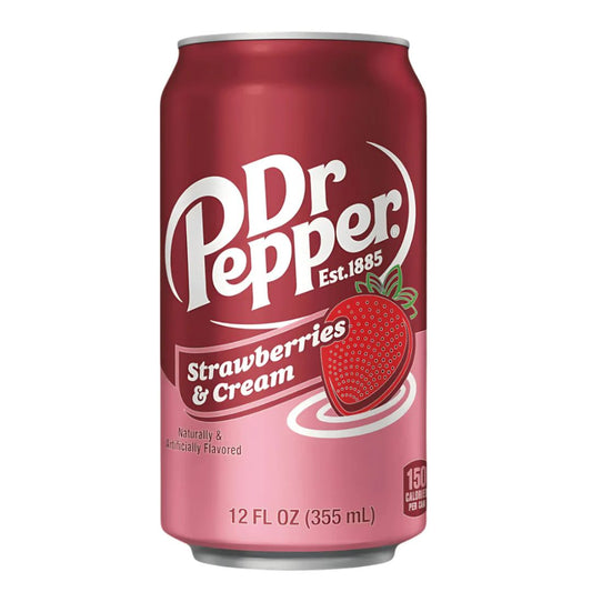 Dr Pepper Strawberry & Cream (USA) - 355ml