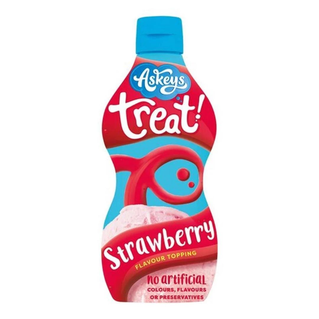 Askeys Treat Strawberry Flavour Topping - 325g